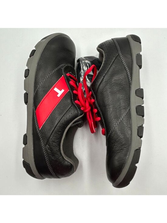 NWT True Linkswear Men\'s Black Leather Proto Lace-Up Golf Shoes Size 8.5 3569 main image 7